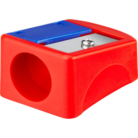 Matite colorate BIC Kids Multisurface con fusto triangolare in conf. 6 pezzi assortiti + temperamatite - 515220